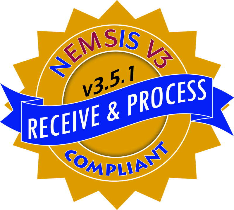 NEMSIS V3 v3.5.1 Receive & Process Compliant seal